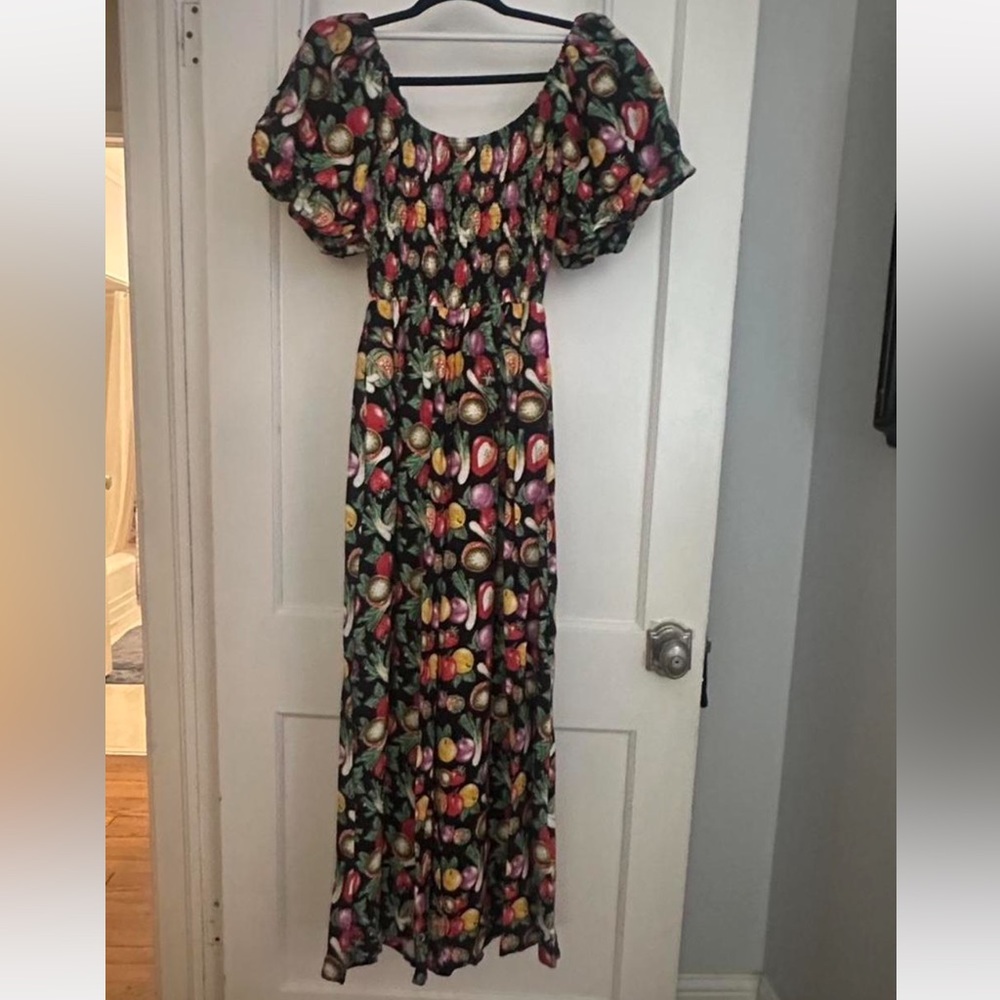 XS Fashion Brand Company Vegetable Medley Smocked Jumpsuit